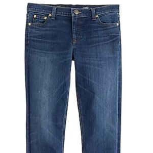 J Crew Women’s Matchstick Jeans 30” Short Dark Blue $25